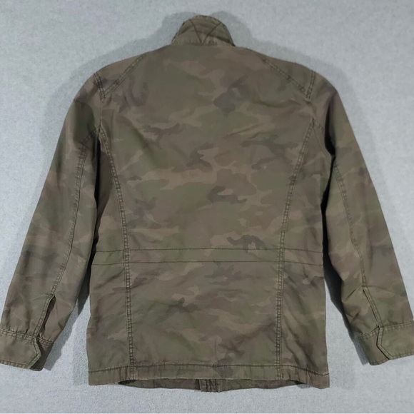 American Eagle Chore Military Jacket Mens Small Lined Camouflage Utility Army - Picture 6 of 11
